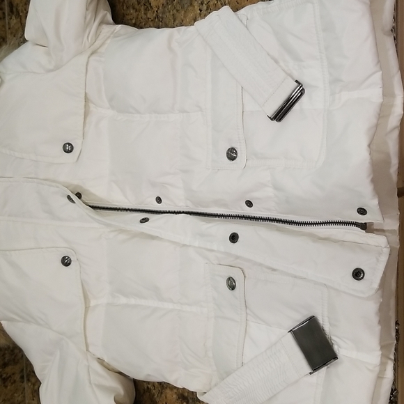 New Andrew Marc Hooded Puffer Jacket - SZ M - Picture 11 of 13